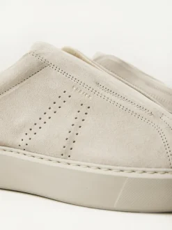 Vince Viggo Beige Suede Sneakers Voor Heren